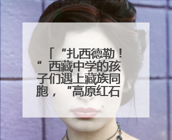 “扎西德勒！”西藏中学的孩子们遇上藏族同胞，“高原红石榴”绽放荆楚大地