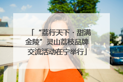 “荔行天下・甜满金陵”灵山荔枝品牌交流活动在宁举行