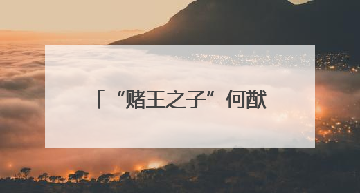 “赌王之子”何猷君买下王思聪名下商业，曾称“他一直是我的榜样”