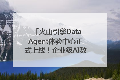 火山引擎Data Agent体验中心正式上线！企业级AI数据专家触手可及