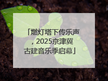 燃灯塔下传乐声，2025京津冀古建音乐季启幕