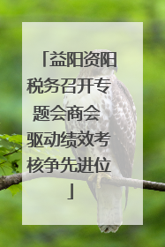 益阳资阳税务召开专题会商会 驱动绩效考核争先进位