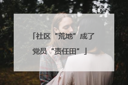 社区“荒地”成了党员“责任田”