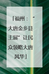 福州：“大唐金乡县主展”让民众领略大唐风华