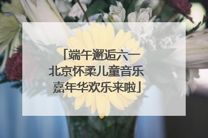 端午邂逅六一 北京怀柔儿童音乐嘉年华欢乐来啦