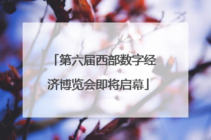 第六届西部数字经济博览会即将启幕