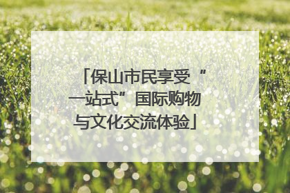 保山市民享受“一站式”国际购物与文化交流体验