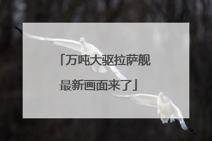 万吨大驱拉萨舰最新画面来了