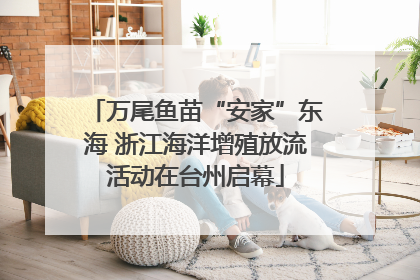 万尾鱼苗“安家”东海 浙江海洋增殖放流活动在台州启幕