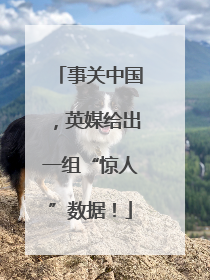 事关中国，英媒给出一组“惊人”数据！