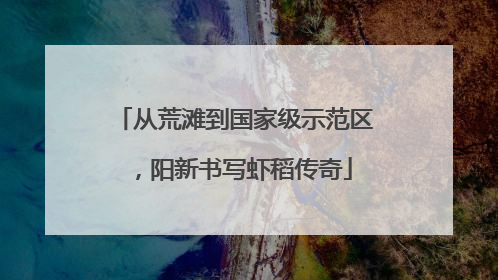 从荒滩到国家级示范区，阳新书写虾稻传奇