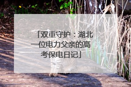 双重守护：湖北一位电力父亲的高考保电日记