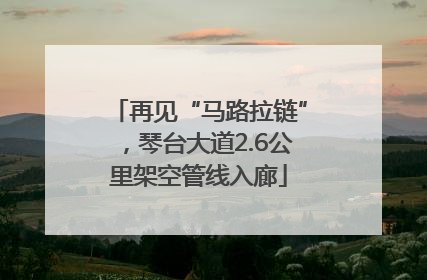 再见“马路拉链”，琴台大道2.6公里架空管线入廊