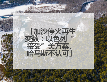 加沙停火再生变数：以色列“接受”美方案、哈马斯不认可