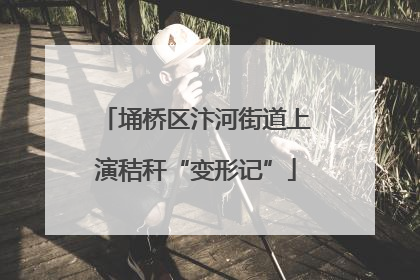 埇桥区汴河街道上演秸秆“变形记”