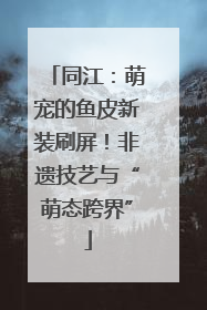 同江：萌宠的鱼皮新装刷屏！非遗技艺与“萌态跨界”