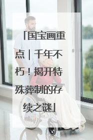 国宝画重点｜千年不朽！揭开特殊葬制的存续之谜