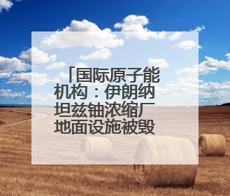 国际原子能机构：伊朗纳坦兹铀浓缩厂地面设施被毁，离心机可能已受损