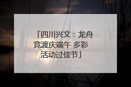 四川兴文：龙舟竞渡庆端午 多彩活动过佳节