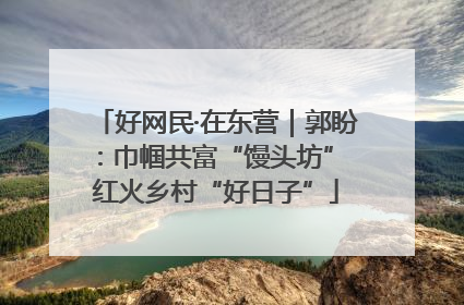 好网民·在东营｜郭盼：巾帼共富“馒头坊” 红火乡村“好日子”
