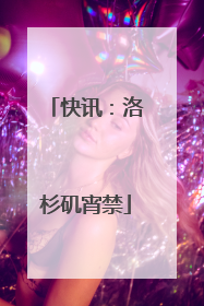 快讯：洛杉矶宵禁