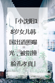 小沈阳18岁女儿韩国出道照曝光，被指撞脸孔孝真