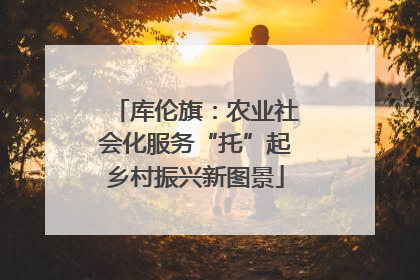 库伦旗：农业社会化服务“托”起乡村振兴新图景