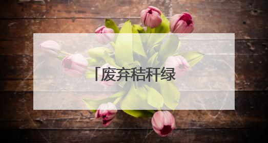 废弃秸秆绿色“变身”