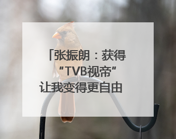 张振朗：获得“TVB视帝”让我变得更自由｜独家专访