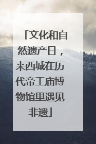 文化和自然遗产日，来西城在历代帝王庙博物馆里遇见非遗