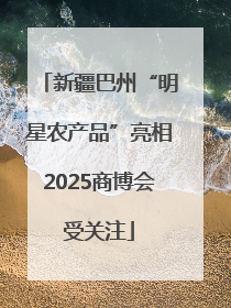 新疆巴州“明星农产品”亮相2025商博会受关注