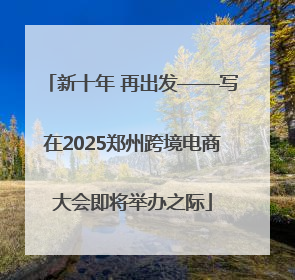 新十年 再出发——写在2025郑州跨境电商大会即将举办之际