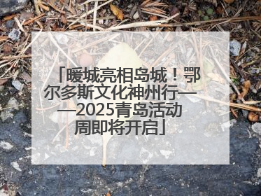 暖城亮相岛城！鄂尔多斯文化神州行——2025青岛活动周即将开启