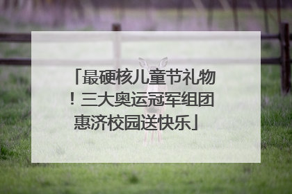 最硬核儿童节礼物！三大奥运冠军组团惠济校园送快乐