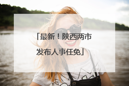 最新！陕西两市发布人事任免