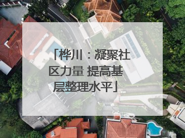 桦川：凝聚社区力量 提高基层整理水平