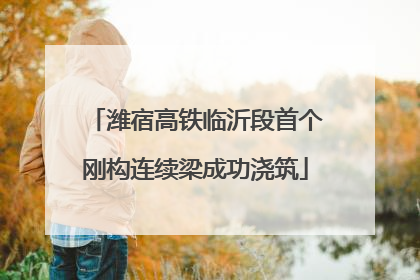 潍宿高铁临沂段首个刚构连续梁成功浇筑