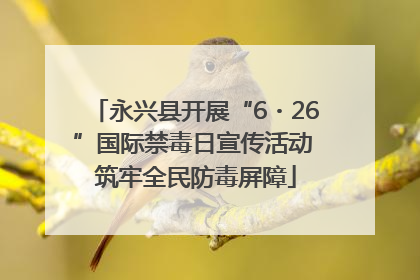 永兴县开展“6・26”国际禁毒日宣传活动 筑牢全民防毒屏障