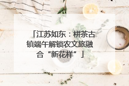 江苏如东：栟茶古镇端午解锁农文旅融合“新花样”