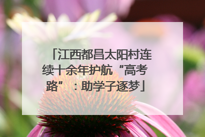 江西都昌太阳村连续十余年护航“高考路”：助学子逐梦