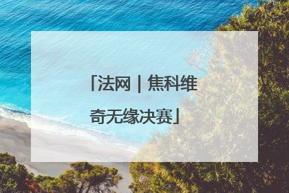 法网｜焦科维奇无缘决赛