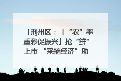 荆州区：「“农”墨重彩促振兴」抢“鲜”上市 “采摘经济”助农“甜蜜增收”