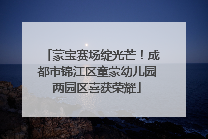 蒙宝赛场绽光芒！成都市锦江区童蒙幼儿园两园区喜获荣耀