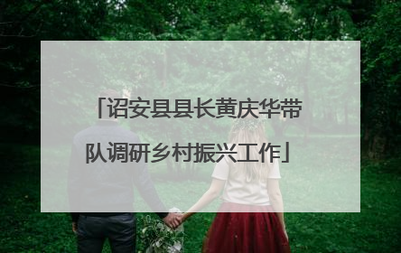 诏安县县长黄庆华带队调研乡村振兴工作