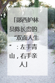 郧西护林员陈长贵的“双面人生”：左手青山，右手亲人