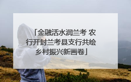 金融活水润兰考 农行开封兰考县支行共绘乡村振兴新画卷
