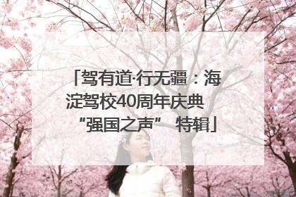 驾有道·行无疆：海淀驾校40周年庆典 “强国之声” 特辑