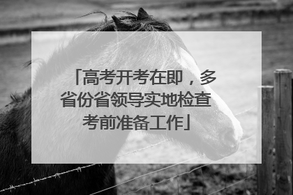 高考开考在即，多省份省领导实地检查考前准备工作