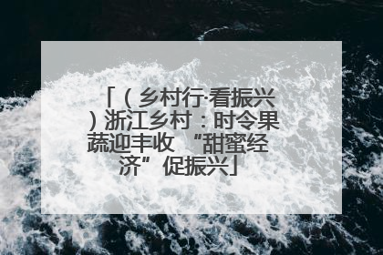 （乡村行·看振兴）浙江乡村：时令果蔬迎丰收 “甜蜜经济”促振兴