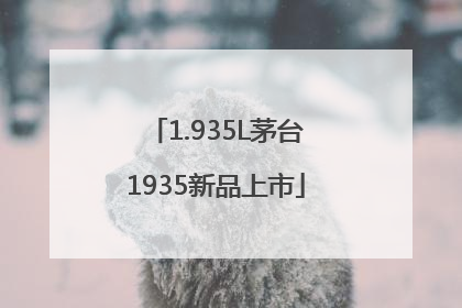 1.935L茅台1935新品上市